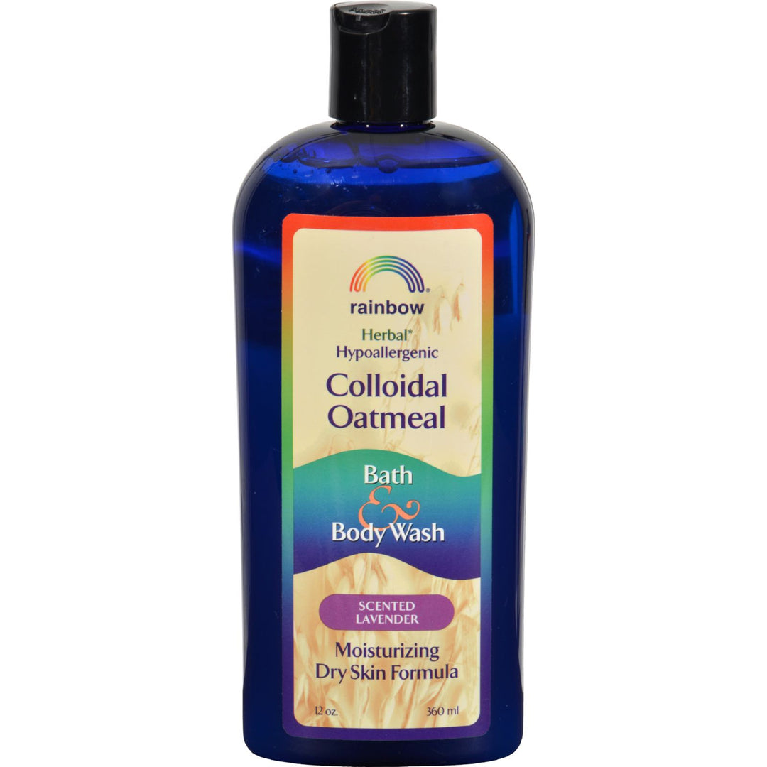 Rainbow Research Colloidal Oatmeal Bath And Body Wash Lavender - 12 Fl Oz - Maras Green